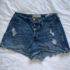 hollister jean shorts
